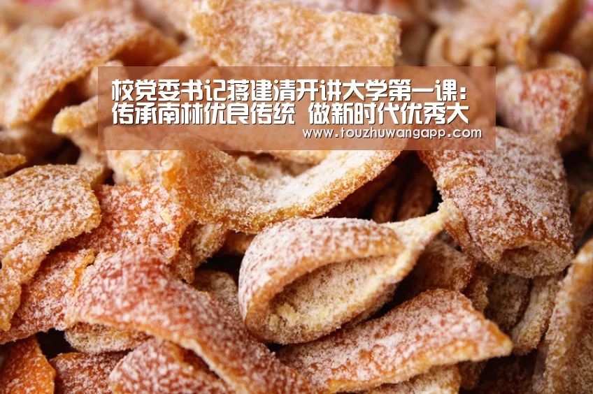 校党委书记蒋建清开讲大学第一课:传承南林优良传统 做新时代优秀大学生_2026年最佳英雄联盟投注网站(图2) LoL投注网站 | 2026年最佳英雄联盟投注网站